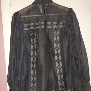 Shear blouse size Med Large